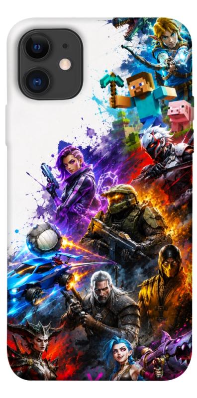 Чохол itsPrint Gameverse для Apple iPhone 11 (6.1"), ігри, купити оптом з доставкою