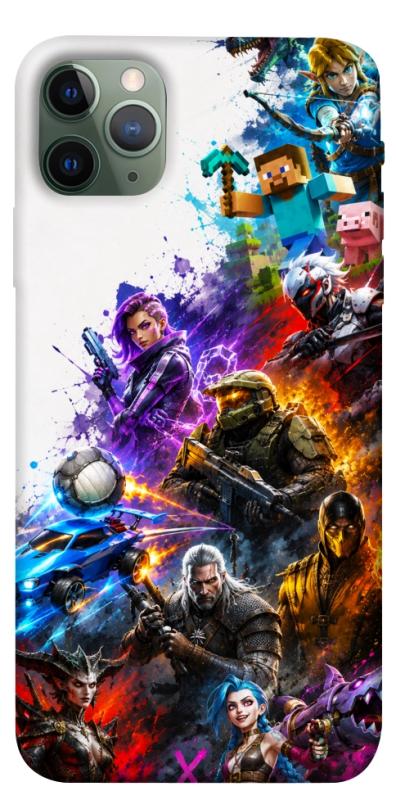 Чохол itsPrint Gameverse для Apple iPhone 11 Pro Max (6.5"), ігри, купити оптом з доставкою