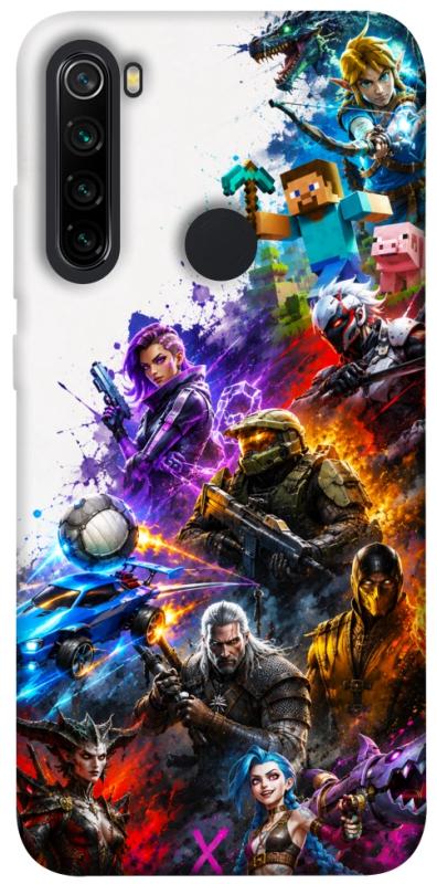 Чехол itsPrint Gameverse для Xiaomi Redmi Note 8, игры, купить оптом с доставкой