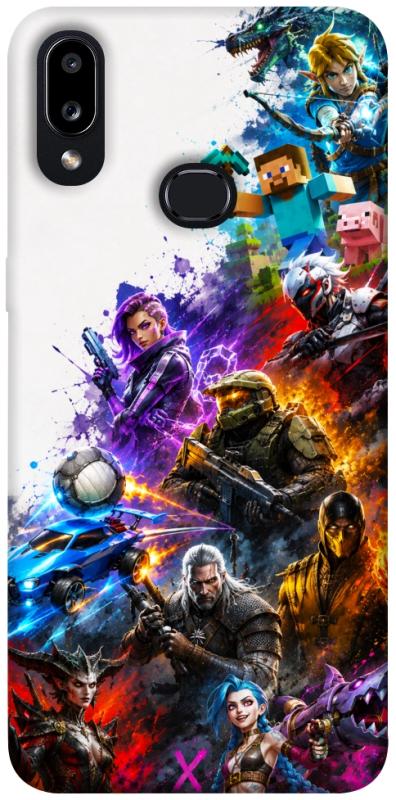 Чехол itsPrint Gameverse для Samsung Galaxy A10s, игры, купить оптом с доставкой