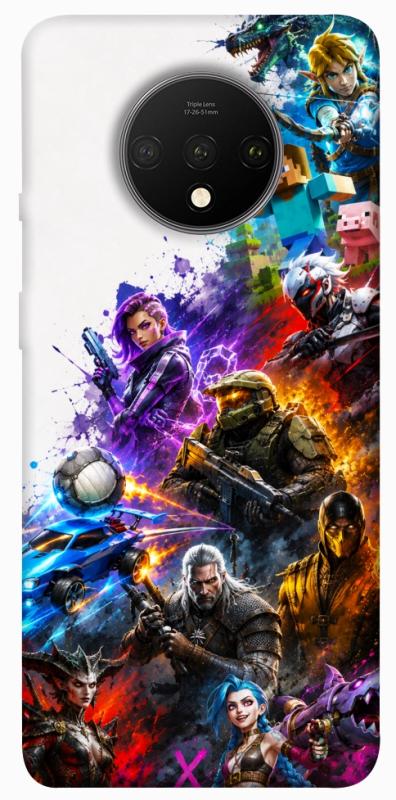 Чехол itsPrint Gameverse для OnePlus 7T, игры, купить оптом с доставкой