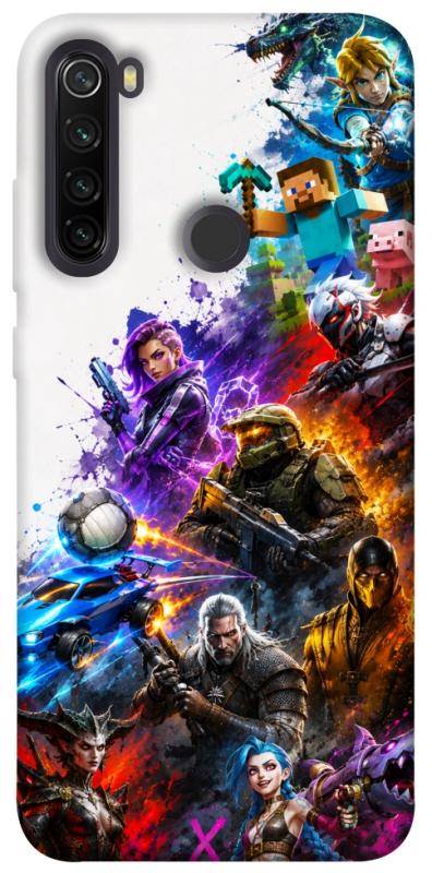 Чехол itsPrint Gameverse для Xiaomi Redmi Note 8T, игры, купить оптом с доставкой