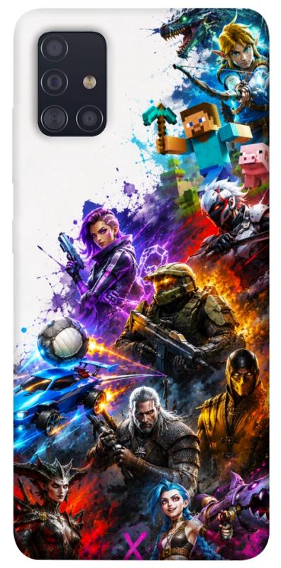 Чехол itsPrint Gameverse для Samsung Galaxy A51, игры, купить оптом с доставкой
