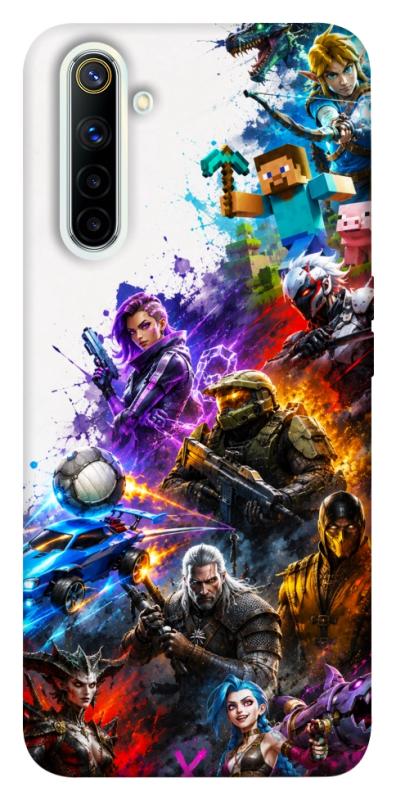 Чехол itsPrint Gameverse для Realme 6, игры, купить оптом с доставкой