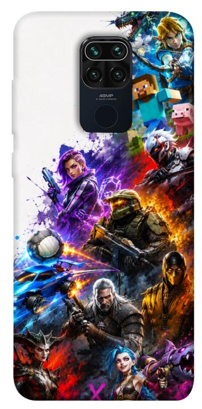 Чохол itsPrint Gameverse для Xiaomi Redmi Note 9 / Redmi 10X, ігри, купити оптом з доставкою