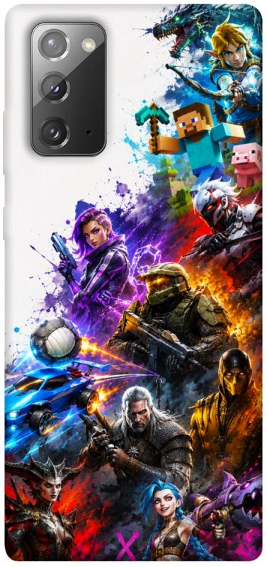 Чехол itsPrint Gameverse для Samsung Galaxy Note 20, игры, купить оптом с доставкой