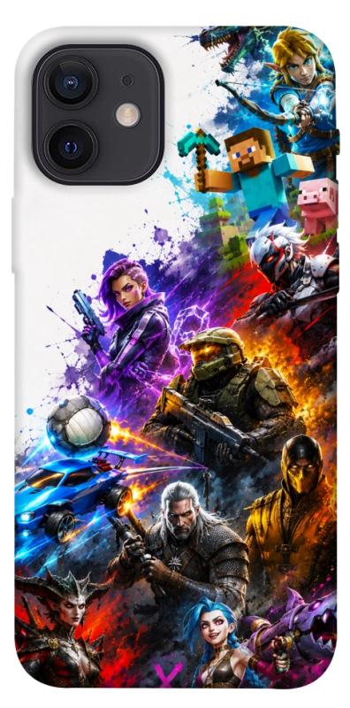 Чохол itsPrint Gameverse для Apple iPhone 12 Pro (6.1"), ігри, купити оптом з доставкою