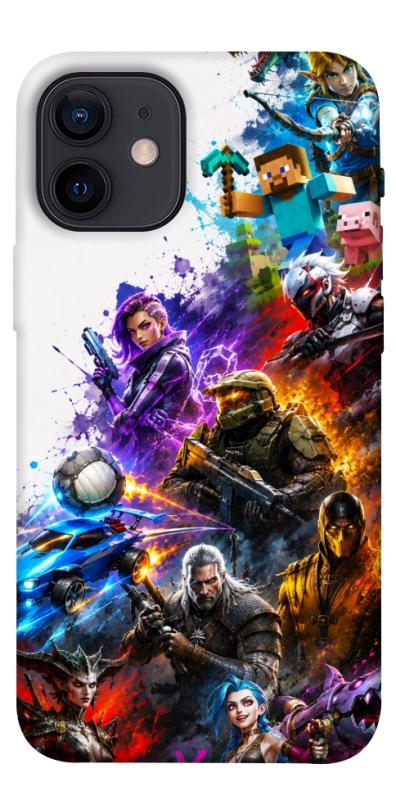 Чохол itsPrint Gameverse для Apple iPhone 12 mini (5.4"), ігри, купити оптом з доставкою