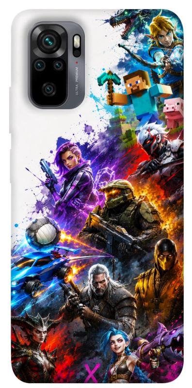 Чохол itsPrint Gameverse для Xiaomi Redmi Note 10 / Note 10s, ігри, купити оптом з доставкою