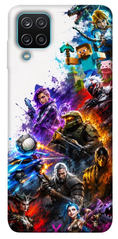 Чохол itsPrint Gameverse для Samsung Galaxy A12, ігри, купити оптом з доставкою