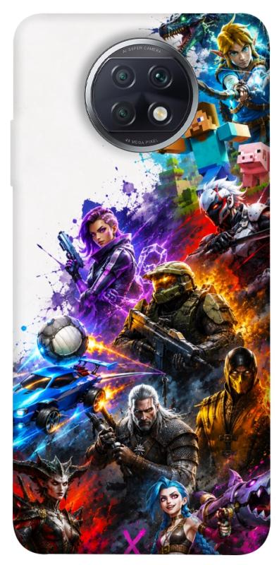 Чохол itsPrint Gameverse для Xiaomi Redmi Note 9 5G / Note 9T, ігри, купити оптом з доставкою