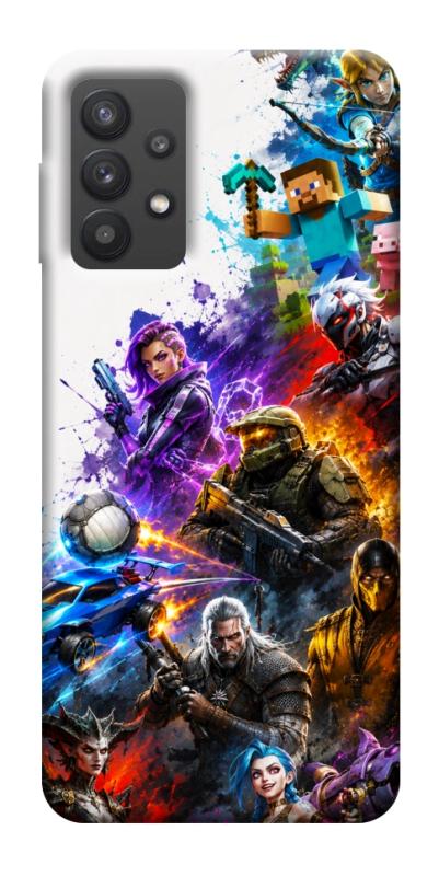 Чехол itsPrint Gameverse для Samsung Galaxy A32 (A326B) 5G, игры, купить оптом с доставкой