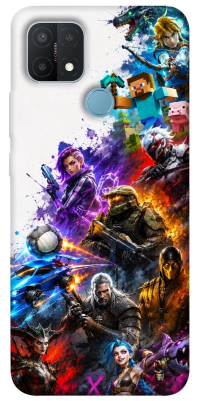 Чехол itsPrint Gameverse для Oppo A15s / A15, игры, купить оптом с доставкой