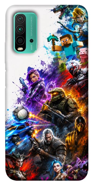 Чохол itsPrint Gameverse для Xiaomi Redmi Note 9 4G / Redmi 9 Power / Redmi 9T, ігри, купити оптом з доставкою
