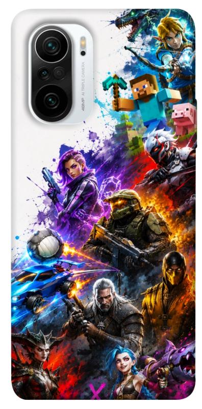 Чохол itsPrint Gameverse для Xiaomi Redmi K40 / K40 Pro / K40 Pro+ / Poco F3, ігри, купити оптом з доставкою