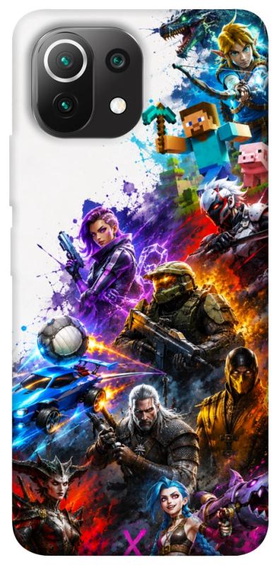 Чохол itsPrint Gameverse для Xiaomi Mi 11 Lite, ігри, купити оптом з доставкою