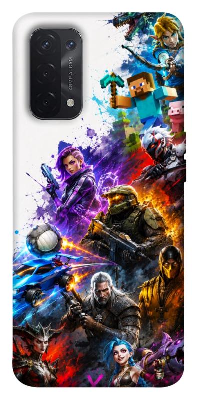 Чохол itsPrint Gameverse для Oppo A54 4G, ігри, купити оптом з доставкою