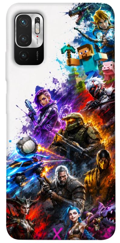 Чохол itsPrint Gameverse для Xiaomi Redmi Note 10 5G, ігри, купити оптом з доставкою