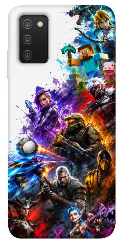 Чехол itsPrint Gameverse для Samsung Galaxy A03s, игры, купить оптом с доставкой