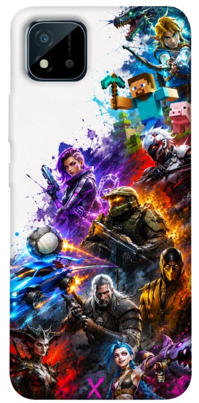 Чехол itsPrint Gameverse для Realme C11 (2021), игры, купить оптом с доставкой