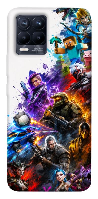 Чехол itsPrint Gameverse для Realme 8, игры, купить оптом с доставкой