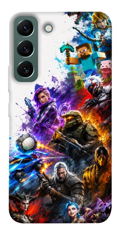 Чехол itsPrint Gameverse для Samsung Galaxy S22, игры, купить оптом с доставкой