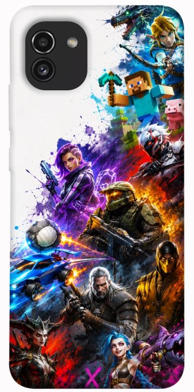Чохол itsPrint Gameverse для Samsung Galaxy A03, ігри, купити оптом з доставкою