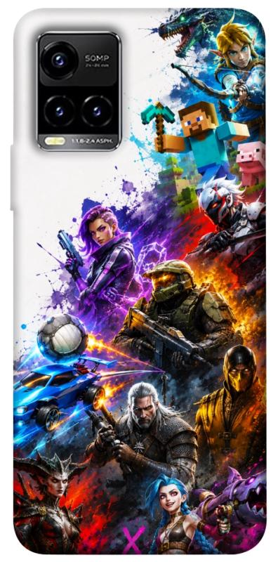 Чохол itsPrint Gameverse для Vivo Y21 / Y33s, ігри, купити оптом з доставкою