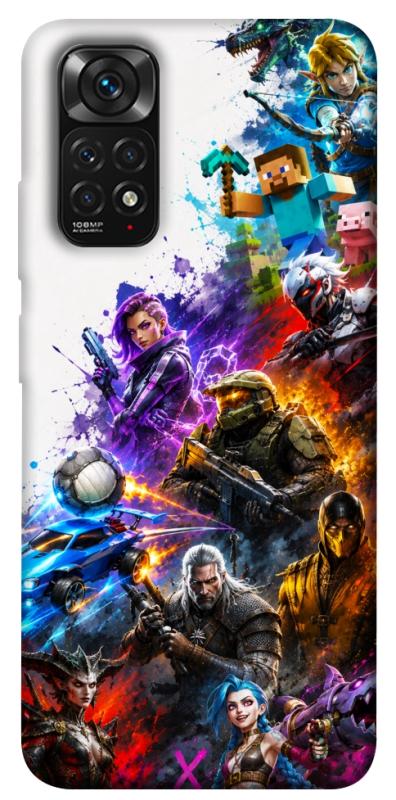 Чохол itsPrint Gameverse для Xiaomi Redmi Note 11 (Global) / Note 11S, ігри, купити оптом з доставкою