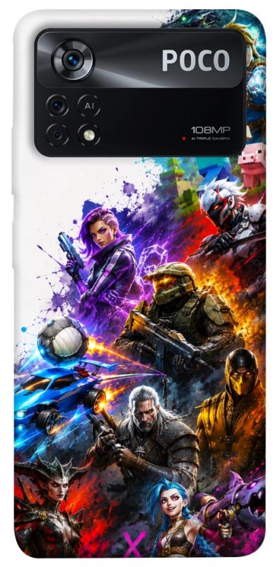Чохол itsPrint Gameverse для Xiaomi Poco X4 Pro 5G, ігри, купити оптом з доставкою