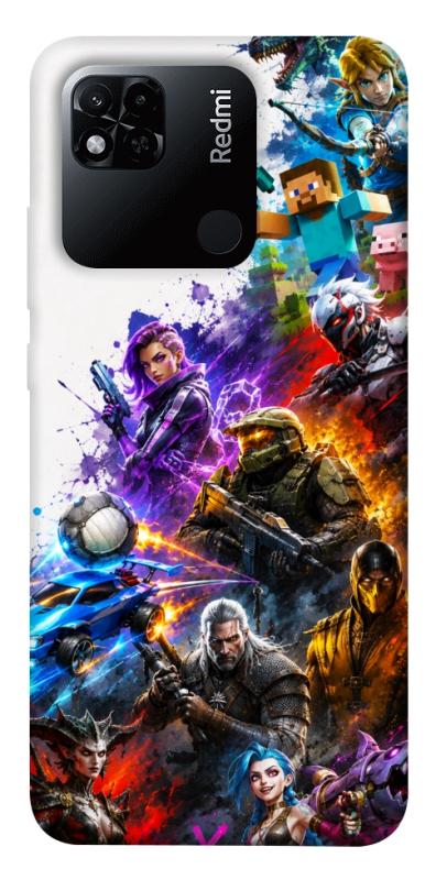 Чохол itsPrint Gameverse для Xiaomi Redmi 10A, ігри, купити оптом з доставкою