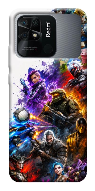 Чохол itsPrint Gameverse для Xiaomi Redmi 10C, ігри, купити оптом з доставкою
