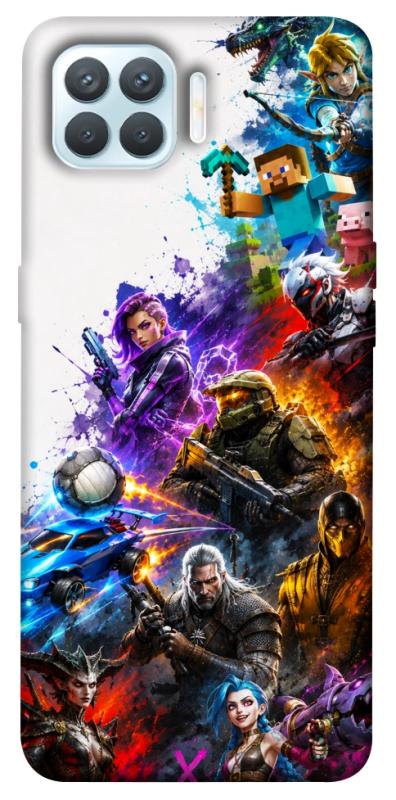 Чохол itsPrint Gameverse для Oppo F17 Pro, ігри, купити оптом з доставкою