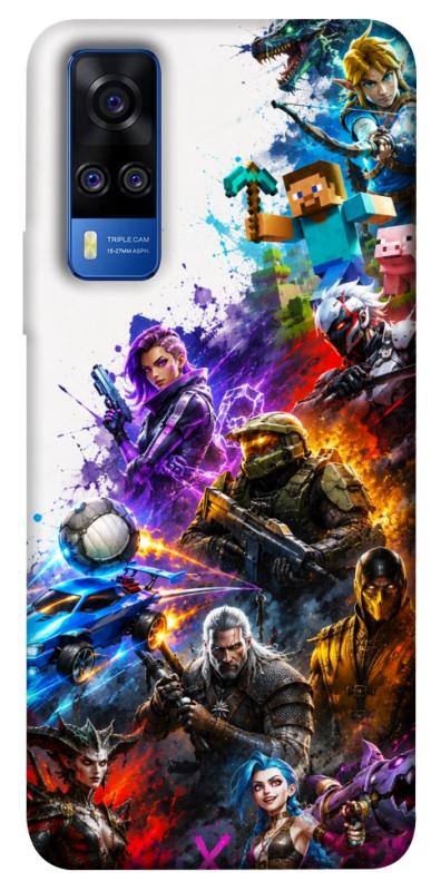 Чехол itsPrint Gameverse для Vivo Y51a, игры, купить оптом с доставкой