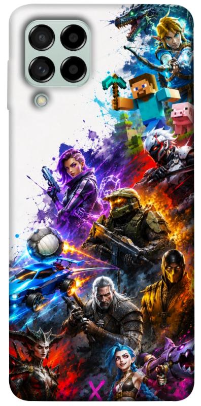 Чехол itsPrint Gameverse для Samsung Galaxy M53 5G, игры, купить оптом с доставкой