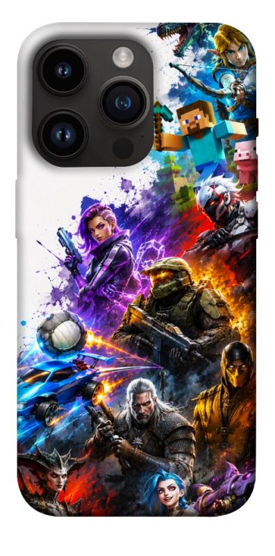 Чехол itsPrint Gameverse для Apple iPhone 14 Pro (6.1"), игры, купить оптом с доставкой
