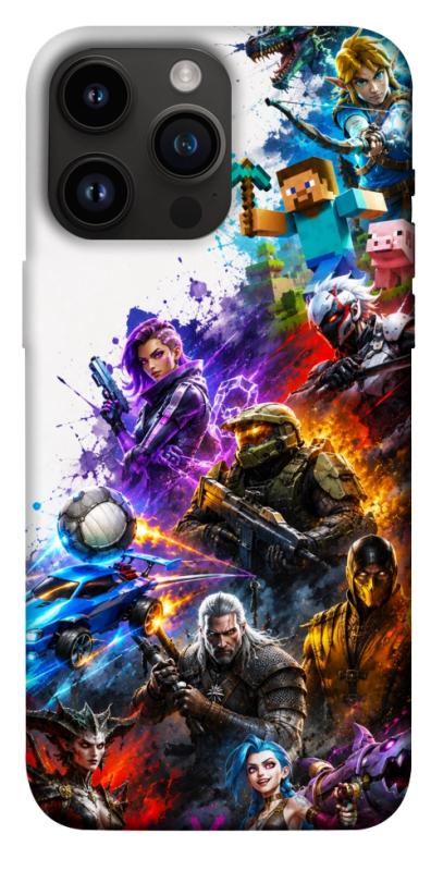 Чехол itsPrint Gameverse для Apple iPhone 14 Pro Max (6.7"), игры, купить оптом с доставкой