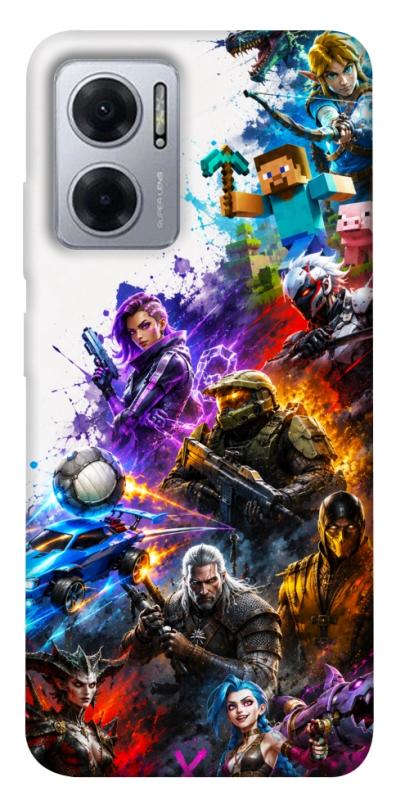 Чехол itsPrint Gameverse для Xiaomi Redmi Note 11E, игры, купить оптом с доставкой