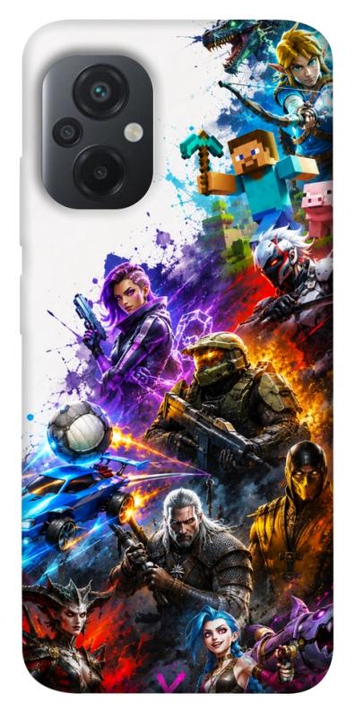 Чохол itsPrint Gameverse для Xiaomi Poco M5, ігри, купити оптом з доставкою