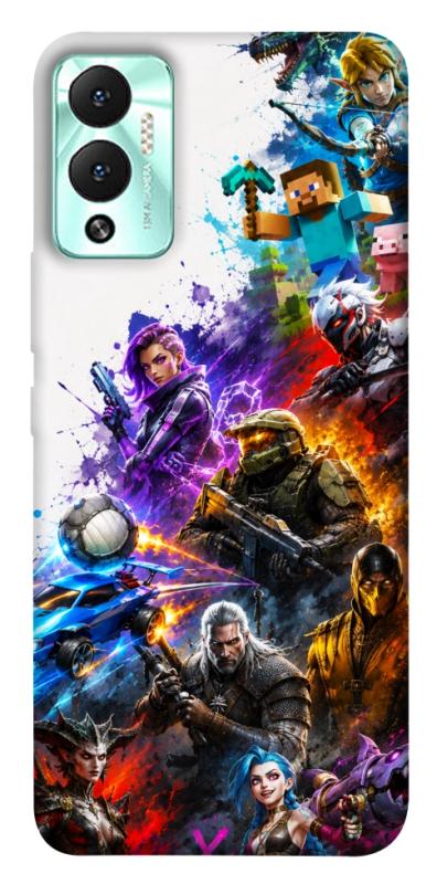 Чехол itsPrint Gameverse для Infinix Hot 12 Play, игры, купить оптом с доставкой