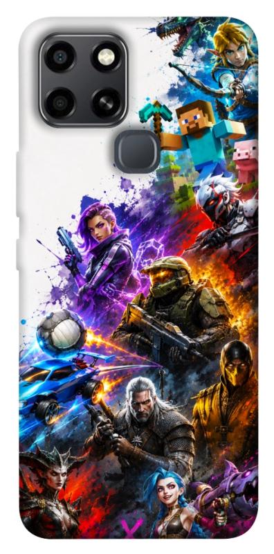 Чохол itsPrint Gameverse для Infinix Smart 6, ігри, купити оптом з доставкою