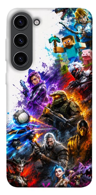 Чехол itsPrint Gameverse для Samsung Galaxy S23, игры, купить оптом с доставкой