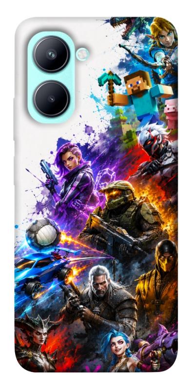 Чехол itsPrint Gameverse для Realme C33, игры, купить оптом с доставкой