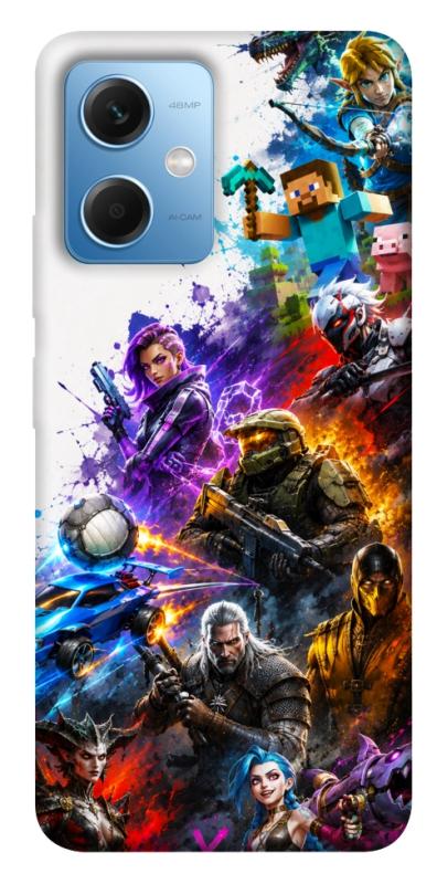 Чохол itsPrint Gameverse для Xiaomi Redmi Note 12 5G, ігри, купити оптом з доставкою