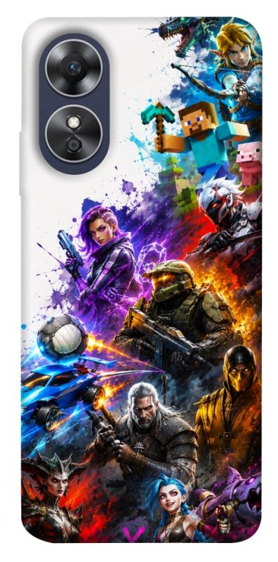 Чохол itsPrint Gameverse для Oppo A17, ігри, купити оптом з доставкою
