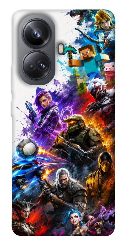 Чохол itsPrint Gameverse для Realme 10 Pro+, ігри, купити оптом з доставкою