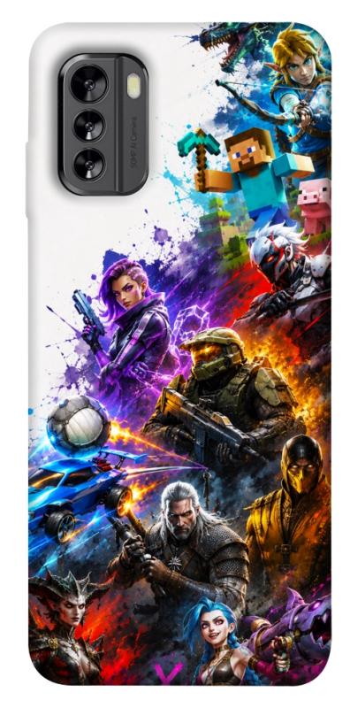 Чохол itsPrint Gameverse для Nokia G60, ігри, купити оптом з доставкою