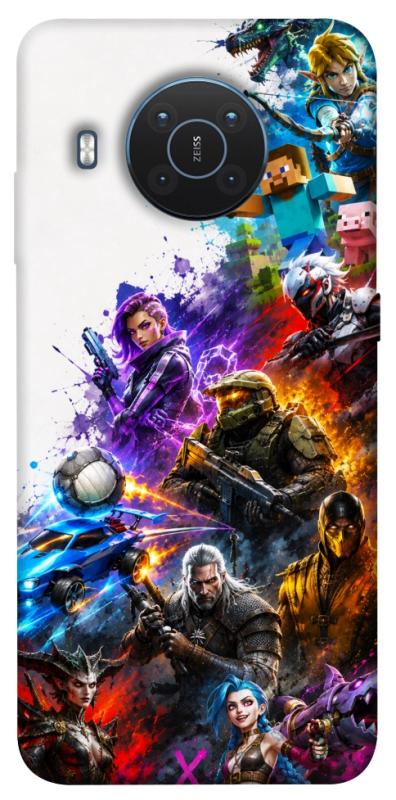 Чехол itsPrint Gameverse для Nokia X10 / X20, игры, купить оптом с доставкой