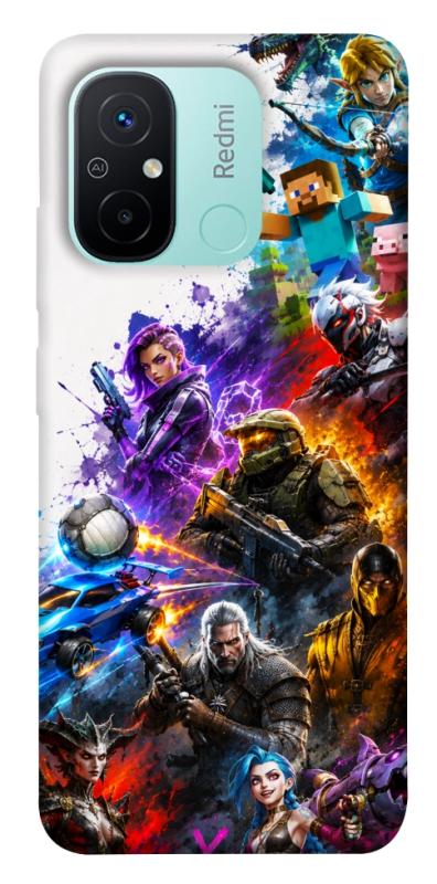 Чохол itsPrint Gameverse для Xiaomi Redmi 12C, ігри, купити оптом з доставкою