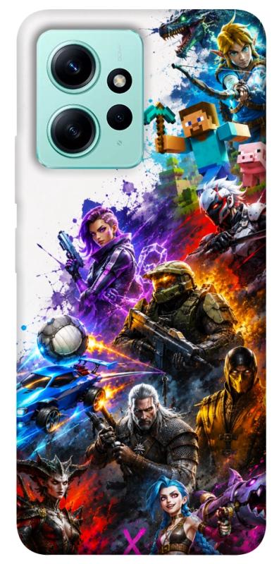 Чохол itsPrint Gameverse для Xiaomi Redmi Note 12 4G, ігри, купити оптом з доставкою